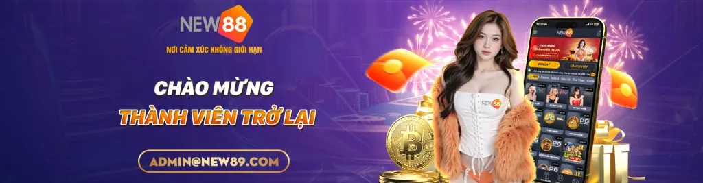 Biểu ngữ chào mừng với tiền thưởng lớn, thể hiện ưu đãi chào mừng